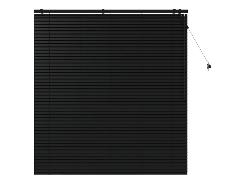  Store vénitien, store de fenêtre noir 145 x 160 cm 35 mm bois de paulownia massif cf48093  - Conforama A