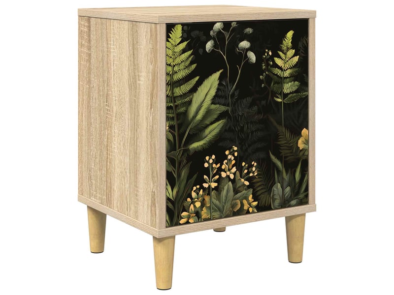  Table de chevet - cabinet de chevet - table de nuit rhenen chêne sonoma 36 x 33 x 50 cm  - Conforama A