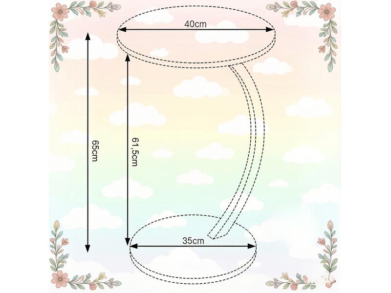  Table d’appoint ronde en c noire – mdf et métal – ø 40 x h 65 cm  - Conforama D