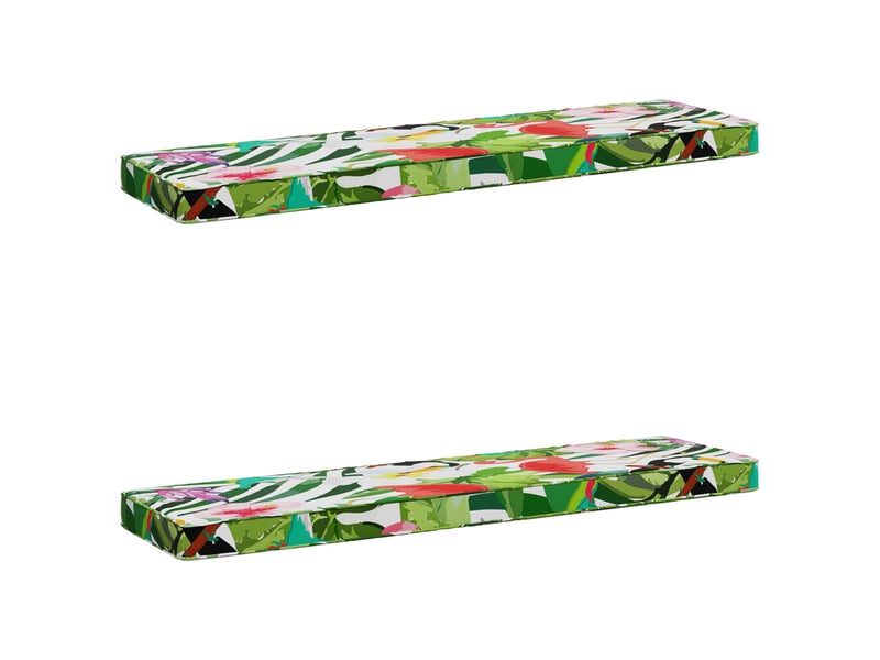 Lot de 2 coussins de banc, coussins d'assise vught 100 % polyester cf58322  - Conforama A