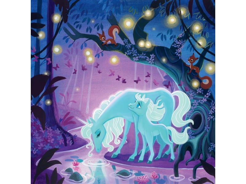  Puzzles 3x49 p - licorne, dragon et fée 05181 - Conforama C