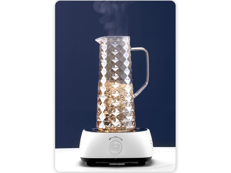  Carafe 10x25cm 1200ml brun  - Conforama D