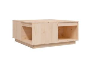 Table basse rectangulaire coloris marron  