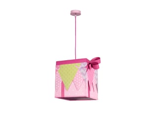Suspension enfant fabrilamp regalo rose 1xe27 30 x 30 x 30 cm