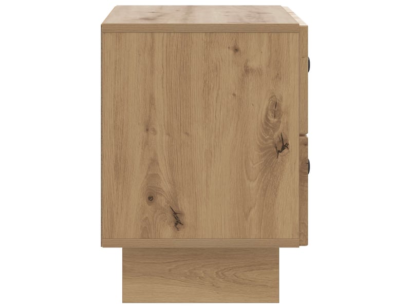 Table de chevet - cabinet de chevet - table de nuit chêne artisanal 62 x 34,5 x 47,5 cm - Conforama E
