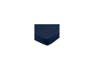 Drap housse 120 bleu marine