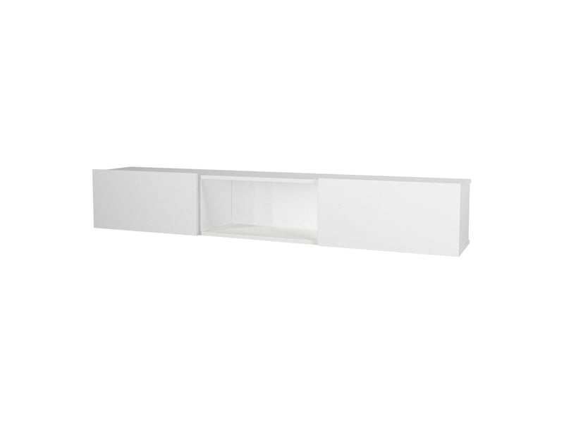  Meuble tv paltamo 180 x 31 x 29,5 cm blanc [en.casa] Paltamo - Conforama D