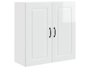 Meuble mural de cuisine | armoire de cuisine blanc brillant 80x31x80cm shl6606
