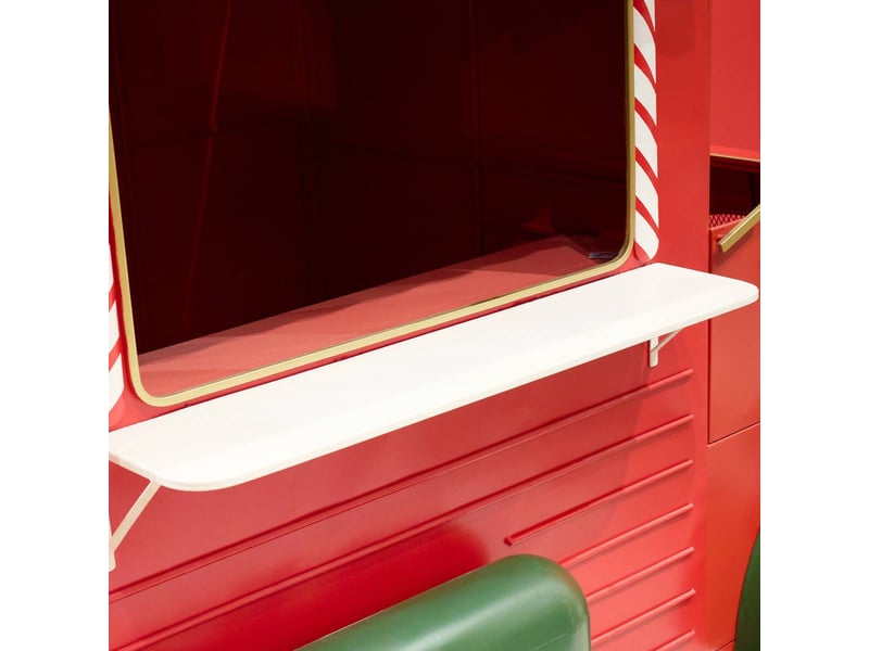  Food truck de noël en métal h. 184 cm  - Conforama C