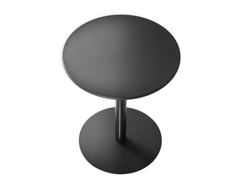  Bout de canapé en métal noir d41 cm - sasha  - Conforama B