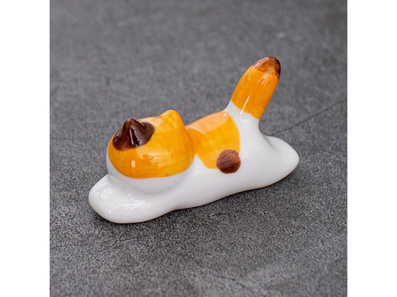  Repose-baguettes chat mignon - 6 pièces porte-cuillère fourchette porte-couteau - porte-baguettes en céramique - outils de cuisine porte-baguettes  - Conforama B