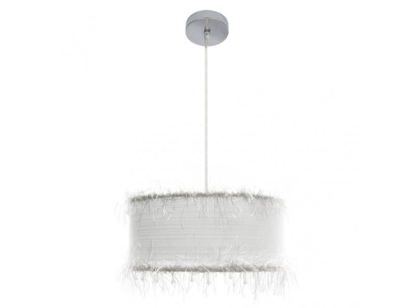  Colgante clásico abrila hilos, pantalla de hilos, 1 luz e27, blanco, ø 40 cm, altura regulable 40-100 cm 117594001 - Conforama A