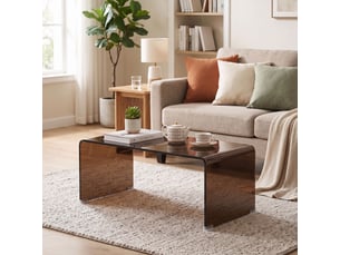 Table basse coloris marron HOMCOM