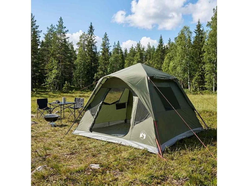  Tente instantanée, tente de camping vert olive 305x275x190 cm  - Conforama B