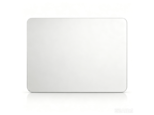 Miroir de salle de bain sans cadre 100x75 cm, hd anti-éclatement