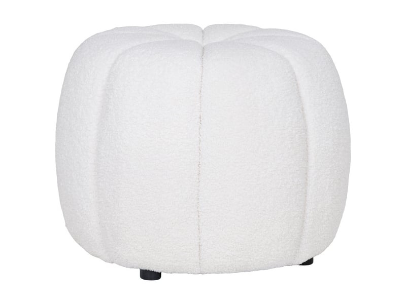 Loom-pouf écru ø48 cm  - Conforama A