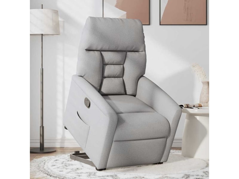 Fauteuil inclinable, fauteuil relax gris nuage tissu shl69570 - Conforama A