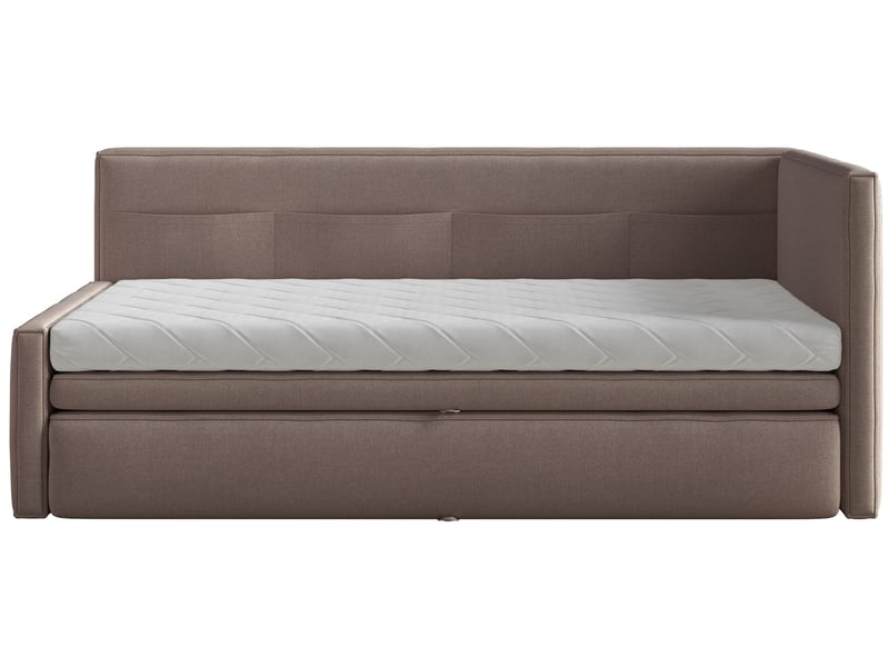  Selsey nesmi - lit rembourré - 90x200 cm - brun clair Nesmi - Conforama A