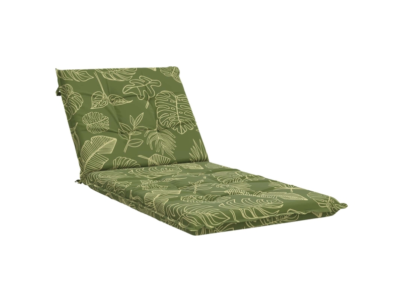 Coussin de transat, coussin pour bain de soleil gemert 100 % polyester modèle feuille cf56160 - Conforama A