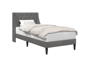 Lit simple 100x200 cm    coloris gris