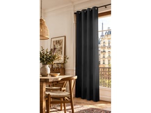 Rideau à œillets 140 x 240 cm victoria fils teints jacquard