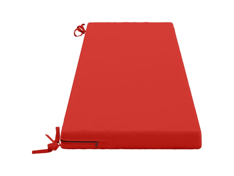 Coussin de banc, coussin d'assise, coussin de canapé soest 100 % polyester rouge 160 x 40 x 5 cm cf53516 - Conforama D
