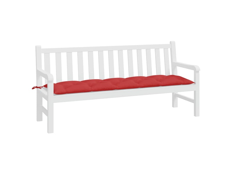  Coussin de banc de jardin, coussin d'assise rouge 180x50x7 cm tissu oxford cf52803  - Conforama C