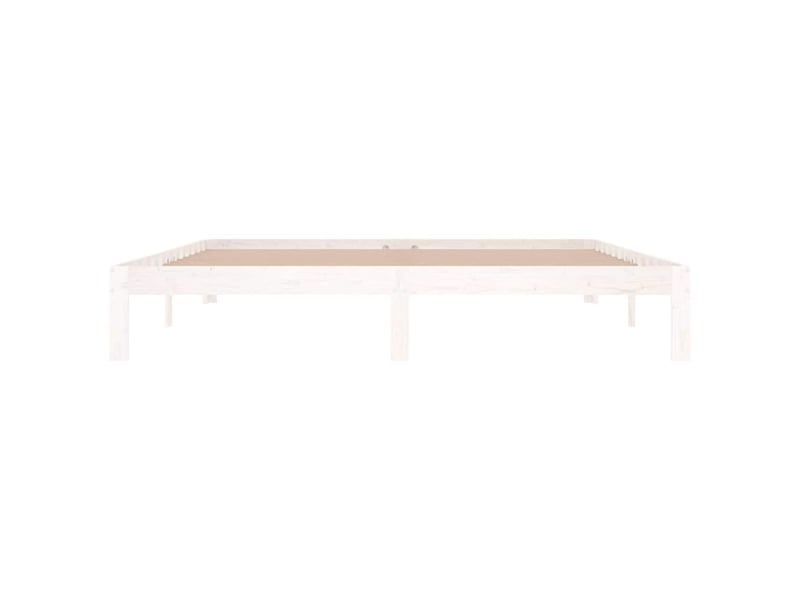  Lit double- lit adulte -  cadre de lit sans matelas blanc 180x200 cm  - Conforama C