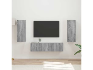 Meuble tv coloris gris 30 cm <strong></strong>  <strong></strong>