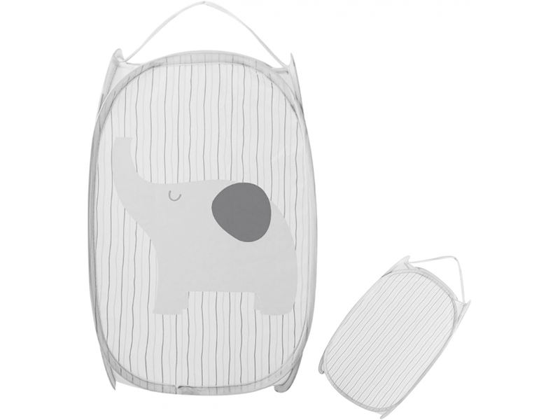  Panier à linge pliable avec poignée en maille à motifs de dessins animés pour les jouets et les chaussures des enfants  - Conforama A