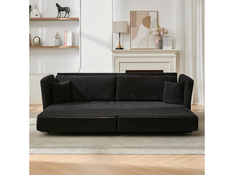 Canapé convertible, canapé-lit, pliable, design moderne, en tissu, mobilier pour espace de vie, pour salon et séjour - Conforama W