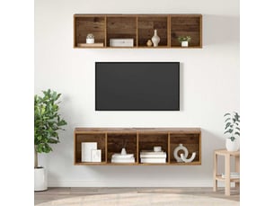 Meuble tv coloris marron 37 cm <strong></strong>  <strong></strong>