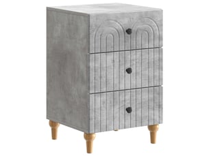 Table de chevet - cabinet de chevet - table de nuit gris béton 43 x 41 x 66,5 cm