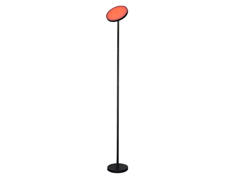 Lampadaire Métal 178 cm noir  - Conforama D