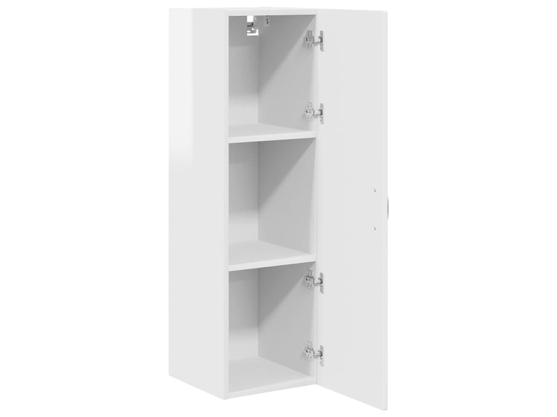 Meuble mural de cuisine, armoire de cuisine blanc brillant 30x31x100cm shl5149 - Conforama E