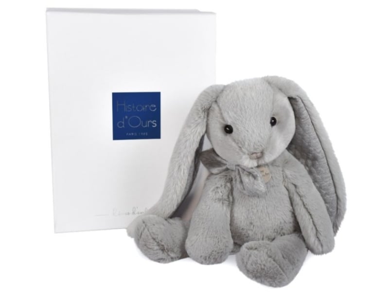  Peluche lapin gris perle pretty chic - 40 cm  - Conforama A