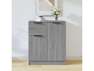 Buffet - bahut - meuble de rangement sonoma gris 60x30x70 cm bois d'ingénierie