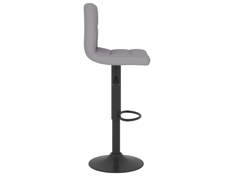  Lot de 2 tabouret de bar, chaise de bar gris clair tissu shl90208  - Conforama E
