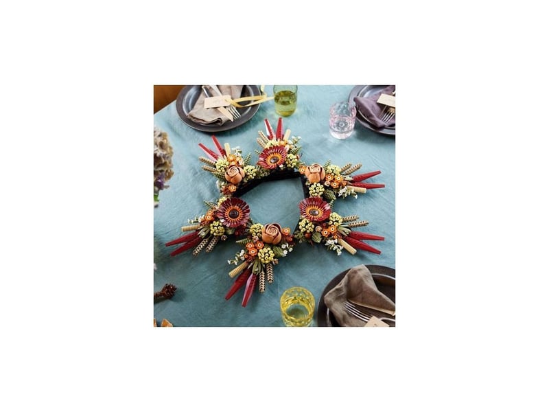 Botanicals le centre de table fleurs séchées - plantes artificielles avec rose et gerbera à construire pour adulte - décoration de maison - idée cadeau pour femme ou homme  - Conforama C