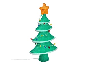 Sapin de noël lumineux d'extérieur 110 led lumière fixe h. 65 cm sur secteur