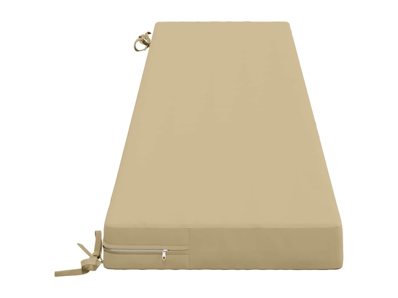 Coussin de banc, coussin d'assise, coussin de canapé soest 100 % polyester beige 170 x 40 x 8 cm cf53013 - Conforama D