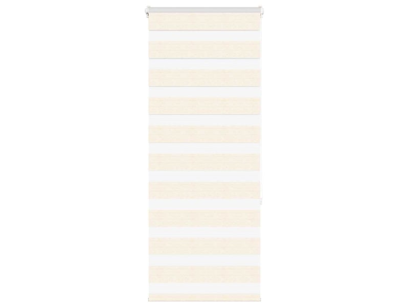  Store zèbre, store de fenêtre beige marbré largeur du tissu 55,9 cm polyester cf48306  - Conforama B