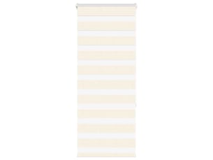 Store zèbre, store de fenêtre beige marbré largeur du tissu 55,9 cm polyester cf48306