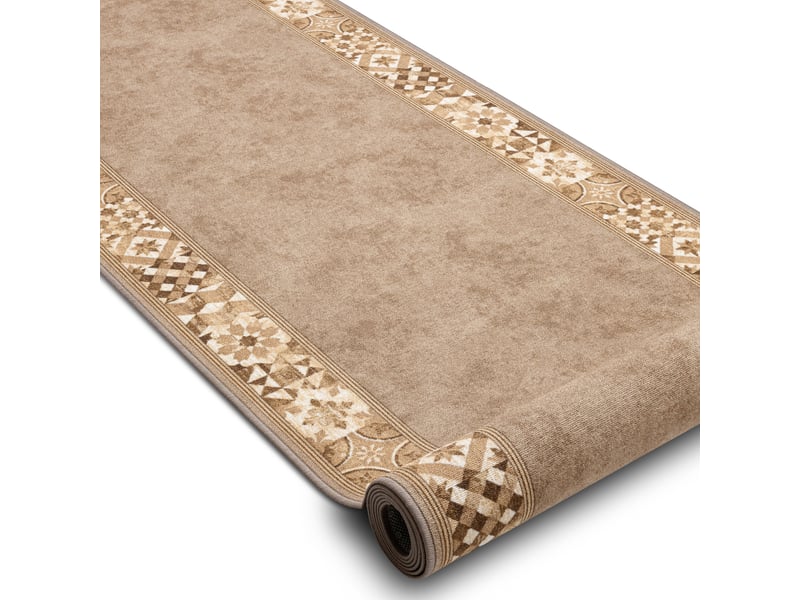Tapis de couloir  antidérapant murcia carreaux de lisbonne, cadre, antidérapant beige 80cm 80x390 cm  - Conforama B