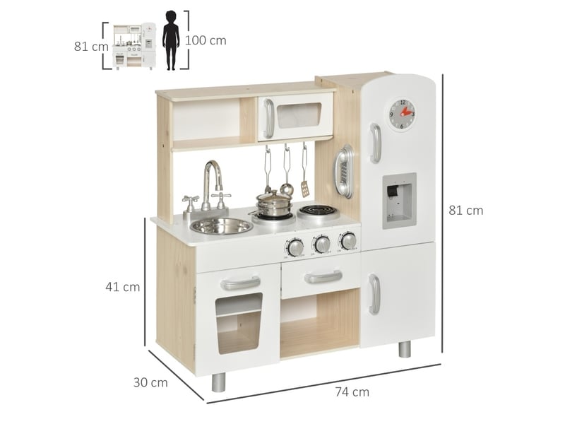 Cuisine jouet enfant avec accessoires dès 3 ans homvra - Conforama D