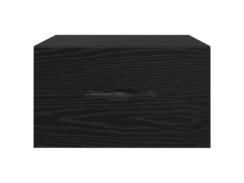  Table de chevet - cabinet de chevet - table de nuit chêne noir 35 x 35 x 20 cm bois d'ingénierie  - Conforama E
