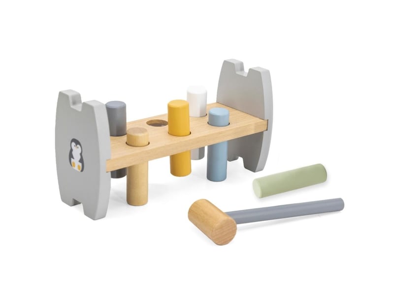  Jeu de marteau viga 44207 polarb - pingouin à chevilles 6971608442070 - Conforama A