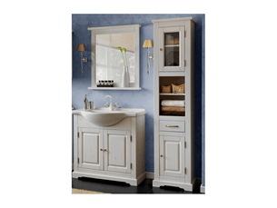 Ensemble meubles de salle de bain complet - bois - 85 cm - sophie