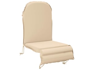 Coussin de transat ensoleillé, coussin pour bain de soleil gemert 100 % polyester crème cf56034