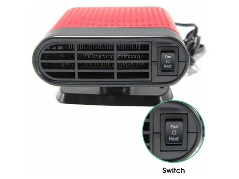  12v 150w panneau solaire chauffage portable chauffage électrique refroidissement 2 en 1 ventilateur pare-brise désembuage conduite dégivrage puri, multicolore DAE-002833-C - Conforama C